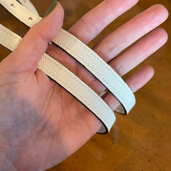 RARE MCM Swarovski Crocodile Leather Mini Backpack White NWOT - Picture 7 of 11